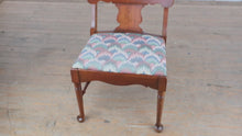 Load and play video in Gallery viewer, Pennsylvania House Cherry Vanity Bench with Upholstered Seat
