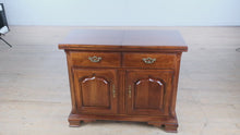Load and play video in Gallery viewer, Thomasville Collector’s Cherry Flip-Top Server – Buffet Sideboard with Expandable Surface
