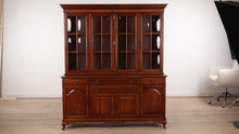 Load and play video in Gallery viewer, Ethan Allen American Traditional Cherry China Cabinet
