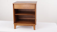 Load and play video in Gallery viewer, Mid Century Walnut Nightstand
