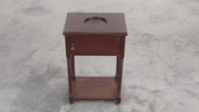 Load and play video in Gallery viewer, Vintage Smoking Table with Interior Humidor
