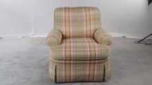 Load and play video in Gallery viewer, Custom Hand Crafted Plaid Arm Chair - Dannenberg Galleries.
