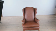 Load and play video in Gallery viewer, Sir George Brown Wingback Chair
