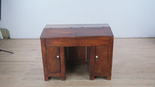 Load and play video in Gallery viewer, Antique Primitive Worktable / Washstand Cabinet
