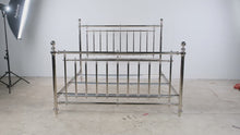 Load and play video in Gallery viewer, Martha Stewart for Bernhardt Turkey Hill Irvington Polished Nickel King Bed
