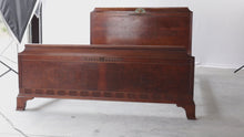 Load and play video in Gallery viewer, Flamed Mahogany Full Size Bed
