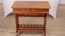 Load and play video in Gallery viewer, Antique Eastlake Sewing Table - Rare!
