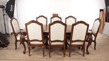 Load and play video in Gallery viewer, Bookchase Dining Set - 8 Chairs &amp; 2 Leaves - Pulaski
