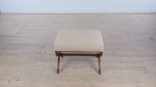 Load and play video in Gallery viewer, Fairhaven Striped Wood Vanity Bench
