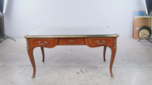 Load and play video in Gallery viewer, Rozzoni Mobili d'Arte Italian Louis XV Bureau Plat Writing Desk with Ormolu Mounts
