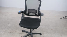 Load and play video in Gallery viewer, Black Mesh Ergonomic Office Chair Adjustable Height Rolling Desk Chair MOD1
