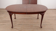 Load and play video in Gallery viewer, Ethan Allen American Traditional Cherry Dining Table
