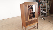 Load and play video in Gallery viewer, Art Deco Single Door China Cabinet - Circa 1920&#39;s
