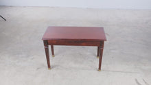 Load and play video in Gallery viewer, Mahogany Piano Bench with Storage
