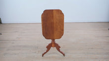 Load and play video in Gallery viewer, Antique Rectangular Flip-Top Side Table
