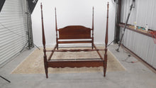 Load and play video in Gallery viewer, Young Hinkle Cherry Full Size Poster Bed
