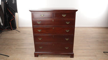 Load and play video in Gallery viewer, Heirloom Mahogany 6-Drawer Chest of Drawers - Craftique
