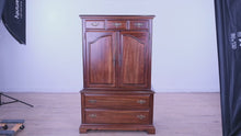Load and play video in Gallery viewer, American Drew Traditional Clothing Armoire – Solid Wood Storage Chest
