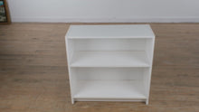 Load and play video in Gallery viewer, White Adjustable Two-Shelf Bookcase – 30&quot; Wide
