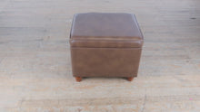 Load and play video in Gallery viewer, Brown Storage Cube Ottoman

