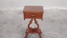 Load and play video in Gallery viewer, Walnut Lyre Side Table
