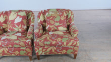 Load and play video in Gallery viewer, Pair of of Fairfield Botanical Arm Chairs
