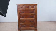 Load and play video in Gallery viewer, Coventry Hills Solid Wood Chest of Drawers with Traditional Hardware
