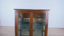 Load and play video in Gallery viewer, Antique 2-Door Curio / China Cabinet with Queen Anne Legs
