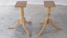 Load and play video in Gallery viewer, Pair of Unfinished Duncan Phyfe Pedestal Table Bases
