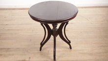 Load and play video in Gallery viewer, Antique Tea Table - 27&quot; Round
