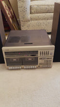 Load and play video in Gallery viewer, Fisher MC-712 Audio Component System w Speakers Turntable Dual Cassette Tested
