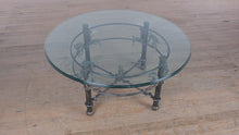 Load and play video in Gallery viewer, Maitland-Smith “Monkeying Around” Cast Bronze Coffee Table – 40” Round x 19” Tall

