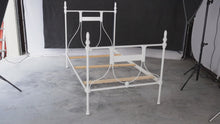 Load and play video in Gallery viewer, Wrought Iron Twin Size Bed
