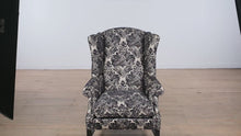 Load and play video in Gallery viewer, Ethan Allen Wingback Accent Chair
