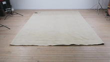 Load and play video in Gallery viewer, Large Neutral Faded Area Rug – 8.75&#39; x 11.75&#39; Subtle Floral Design
