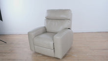Load and play video in Gallery viewer, Hooker Furniture Mowry Power Recliner – Cream Leather

