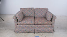 Load and play video in Gallery viewer, Vintage Floral Leaf Upholstered Loveseat 60 Inch Traditional Sofa
