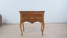 Load and play video in Gallery viewer, Solid Cherry Lowboy Chest with Inlaid Top and Cabriole Legs
