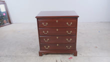 Load and play video in Gallery viewer, Link-Taylor Heirloom Gallery Solid Mahogany Media Cabinet Chest
