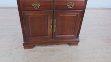 Load and play video in Gallery viewer, American Drew Solid Cherry Flip Top Server Buffet Cabinet with Storage
