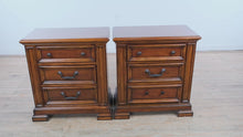 Load and play video in Gallery viewer, Coventry Hills Solid Wood Nightstands with Traditional Hardware
