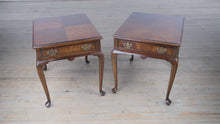 Load and play video in Gallery viewer, Pair of 18th Century Queen Anne Side Tables - Drexel

