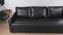 Load and play video in Gallery viewer, IKEA FRIHETEN Black Sleeper Sofa with Storage
