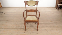 Load and play video in Gallery viewer, 19th Century Oak Arm Chair - Features Tiger Oak - JAS McDonough

