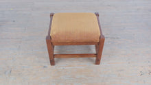 Load and play video in Gallery viewer, Stickley Mission Collection Arts and Crafts Upholstered Footstool Ottoman
