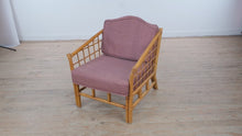 Load and play video in Gallery viewer, Rattan Lounge Chair with Lattice Sides and Upholstered Cushions
