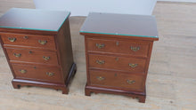 Load and play video in Gallery viewer, Pair of Heirloom Quality Nightstands- Craftique
