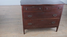 Load and play video in Gallery viewer, Antique Mahogany Dresser by Geo. C. Flint Co. – 44” Wide

