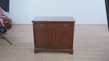 Load and play video in Gallery viewer, Vintage Mount Airy Mahogany Server / Sideboard – Classic American Craftsmanship
