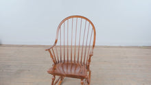 Load and play video in Gallery viewer, Solid Cherry Windsor Rocking Chair
